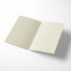 Open card on cream-blank inside