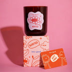 soy wax candle gift card for two good candles